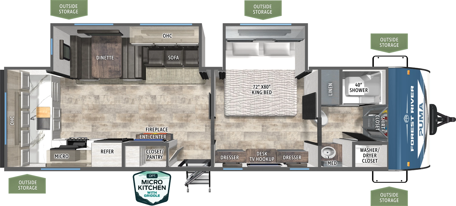Puma 310RK Floorplan